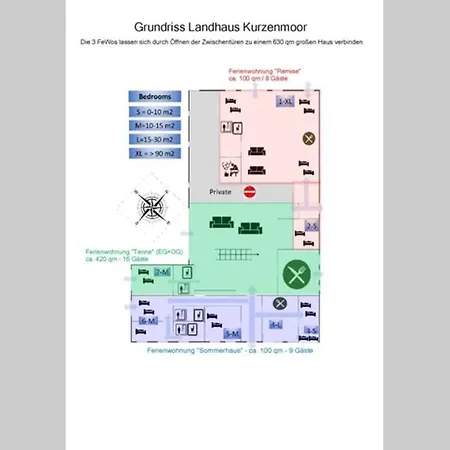 Kurzenmoor - Sommerhaus, 100 Qm Lejlighed Seester